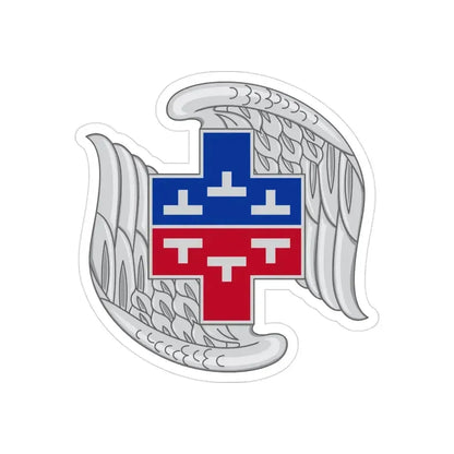 267 Aviation Battalion (U.S. Army) REVERSE PRINT Transparent Die-Cut STICKER 3 Inch Die-Cut Transparent - The Sticker Space