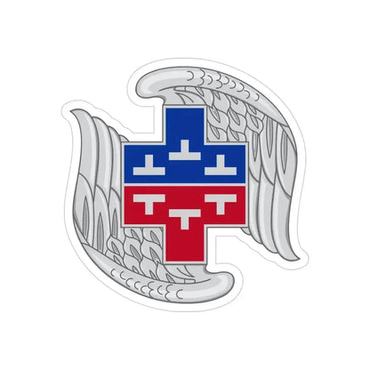 267 Aviation Battalion (U.S. Army) REVERSE PRINT Transparent Die-Cut STICKER 4 Inch Die-Cut Transparent - The Sticker Space