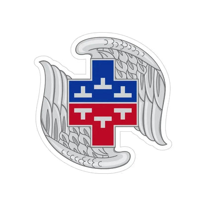267 Aviation Battalion (U.S. Army) REVERSE PRINT Transparent Die-Cut STICKER 5 Inch Die-Cut Transparent - The Sticker Space