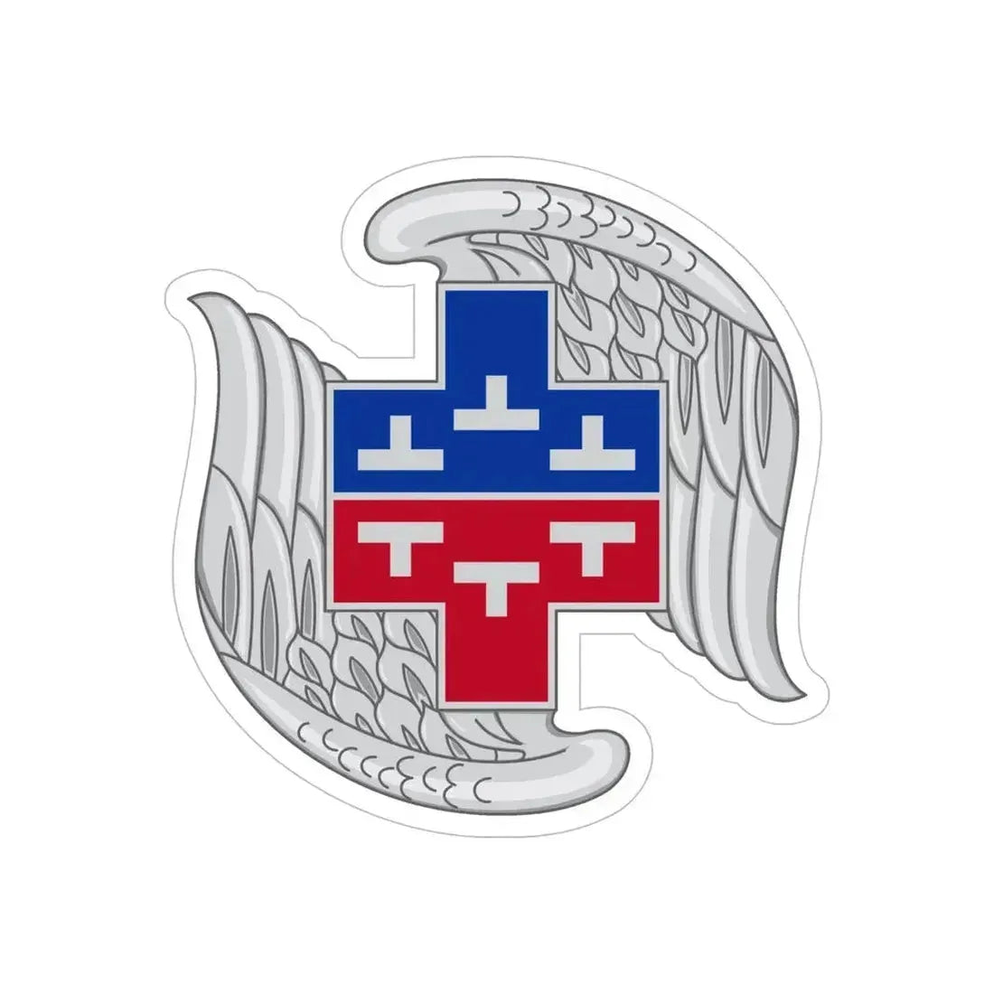 267 Aviation Battalion (U.S. Army) REVERSE PRINT Transparent Die-Cut STICKER 6 Inch Die-Cut Transparent - The Sticker Space