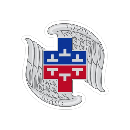 267 Aviation Battalion (U.S. Army) REVERSE PRINT Transparent Die-Cut STICKER - The Sticker Space