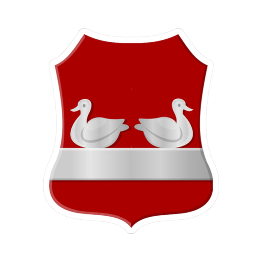 Ambachtsheerlijkheid Emmeloord-Urk wapen (Netherlands) (Coat of Arms) STICKER Vinyl Kiss-Cut Decal