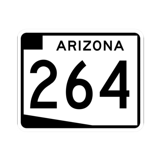 Arizona 264 (Arizona) (Road Sign) STICKER Vinyl Kiss-Cut Decal