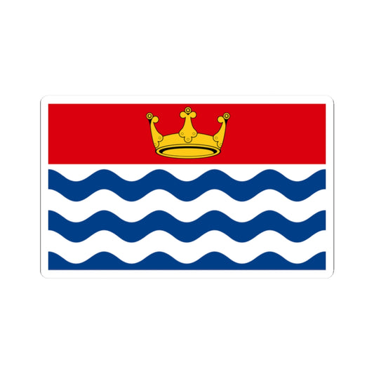 County Flag of Greater London (England) STICKER Vinyl Kiss-Cut Decal