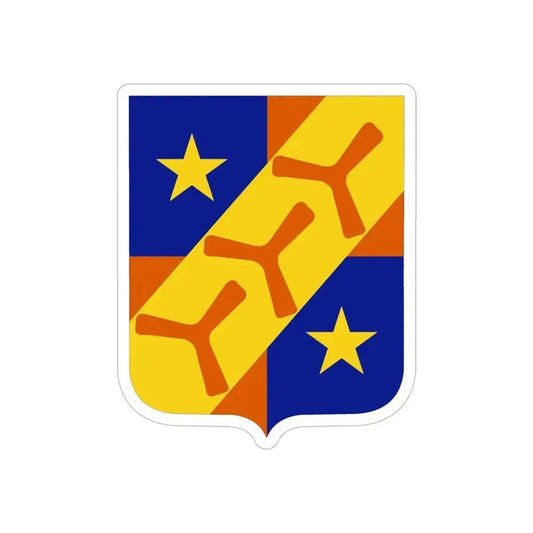 268 Aviation Battalion 2 (U.S. Army) REVERSE PRINT Transparent Die-Cut STICKER 6 Inch Die-Cut Transparent - The Sticker Space