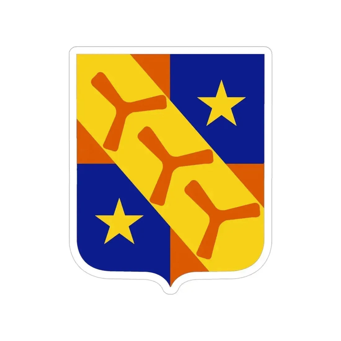 268 Aviation Battalion 2 (U.S. Army) Transparent STICKER Die-Cut Vinyl Decal 4 Inch - The Sticker Space