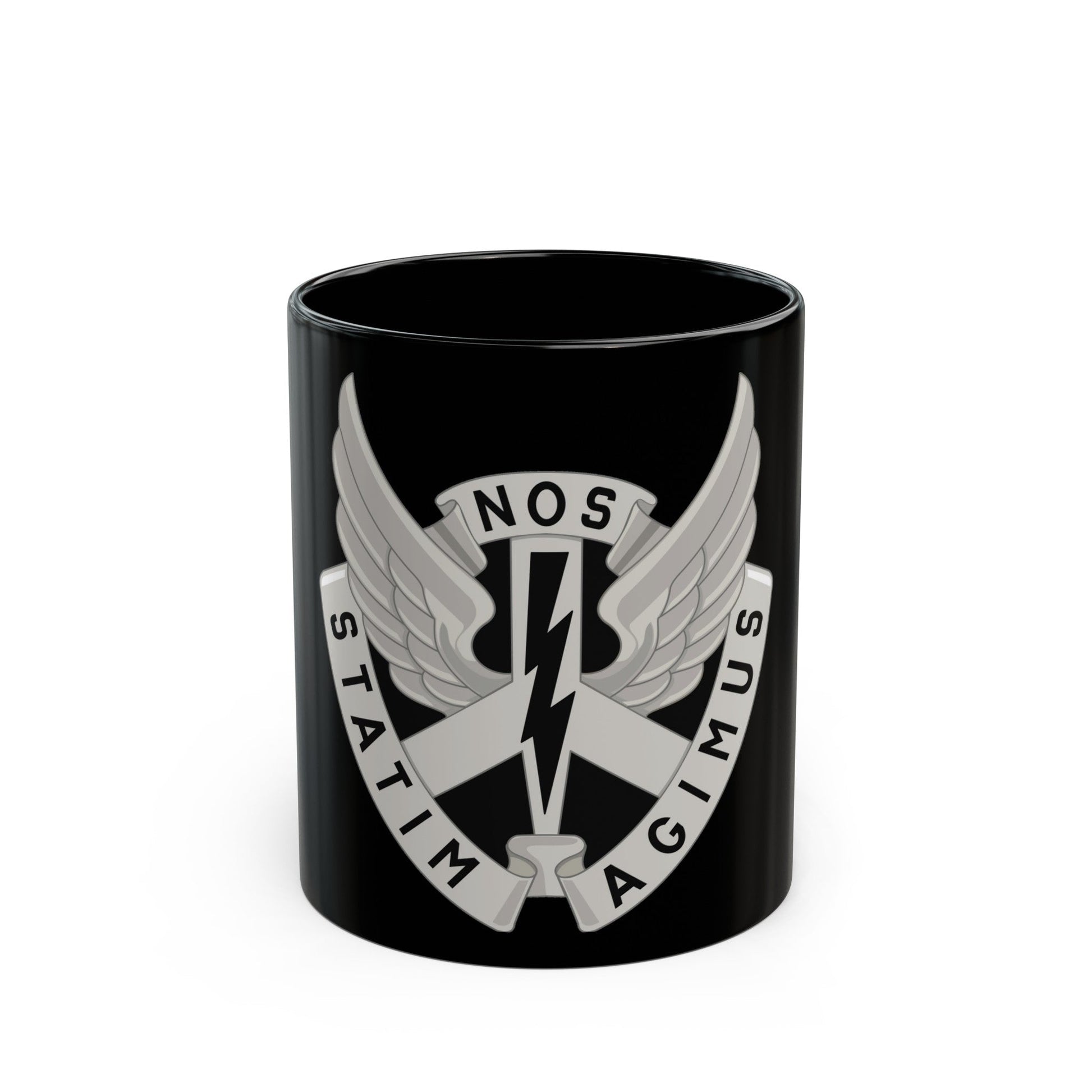 268 Aviation Battalion (U.S. Army) Black Coffee Mug-11oz-The Sticker Space