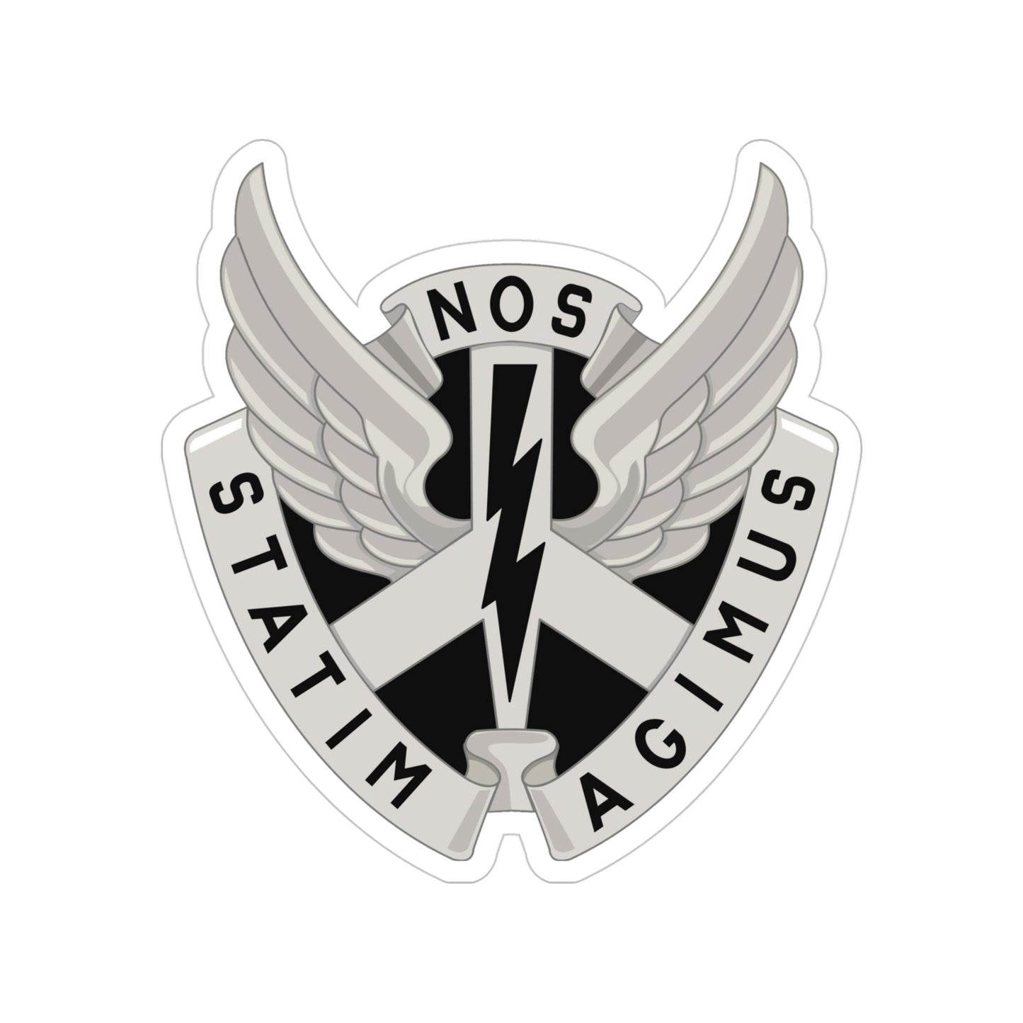 268 Aviation Battalion (U.S. Army) Transparent STICKER Die-Cut Vinyl Decal-4 Inch-The Sticker Space