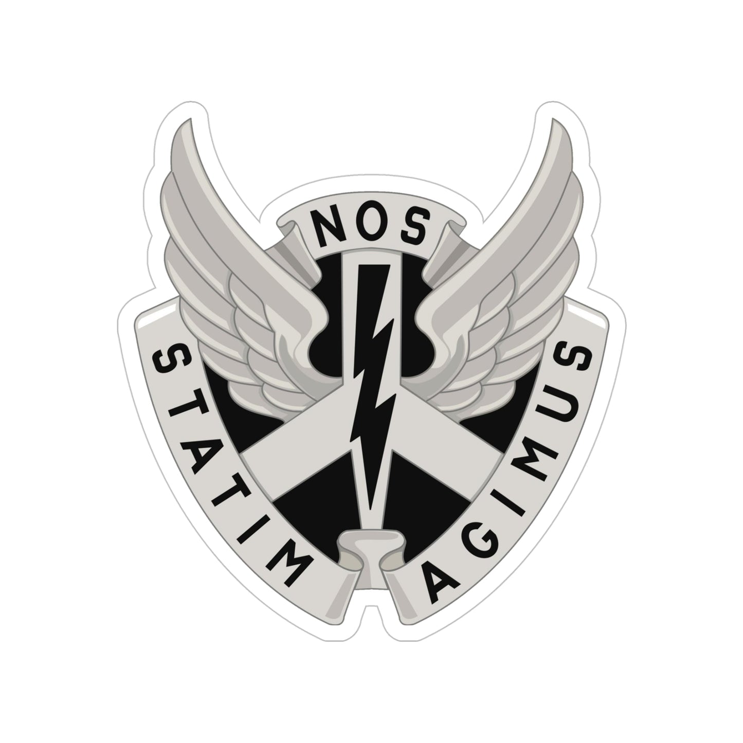 268 Aviation Battalion (U.S. Army) Transparent STICKER Die-Cut Vinyl Decal-5 Inch-The Sticker Space