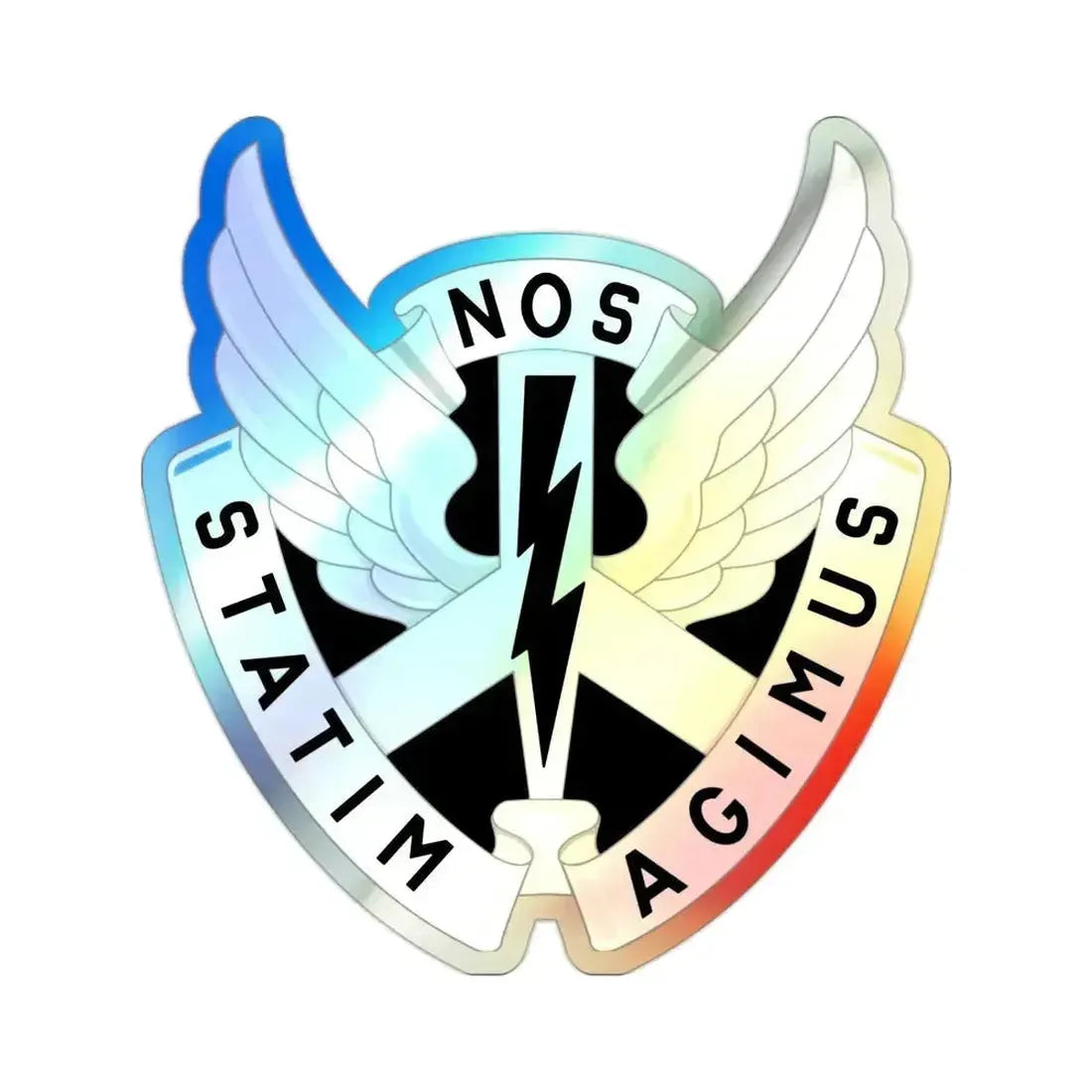 268 Aviation Battalion (U.S. Army) Holographic STICKER Die-Cut Vinyl Decal 2 Inch Holographic - The Sticker Space