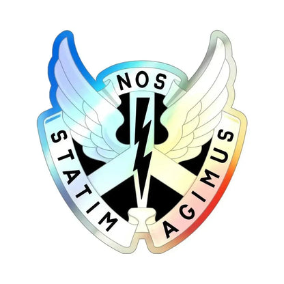 268 Aviation Battalion (U.S. Army) Holographic STICKER Die-Cut Vinyl Decal 5 Inch Holographic - The Sticker Space
