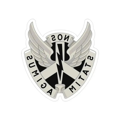 268 Aviation Battalion (U.S. Army) REVERSE PRINT Transparent Die-Cut STICKER 2 Inch Die-Cut Transparent - The Sticker Space