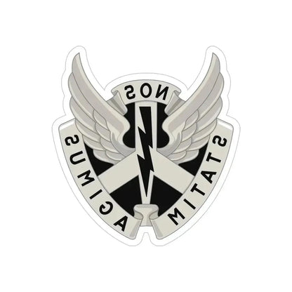 268 Aviation Battalion (U.S. Army) REVERSE PRINT Transparent Die-Cut STICKER 6 Inch Die-Cut Transparent - The Sticker Space