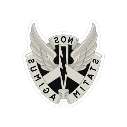 268 Aviation Battalion (U.S. Army) REVERSE PRINT Transparent Die-Cut STICKER - The Sticker Space