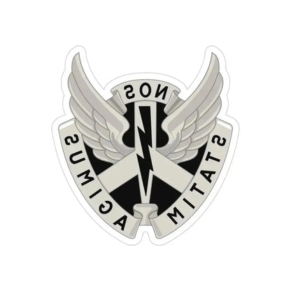 268 Aviation Battalion (U.S. Army) REVERSE PRINT Transparent Die-Cut STICKER - The Sticker Space