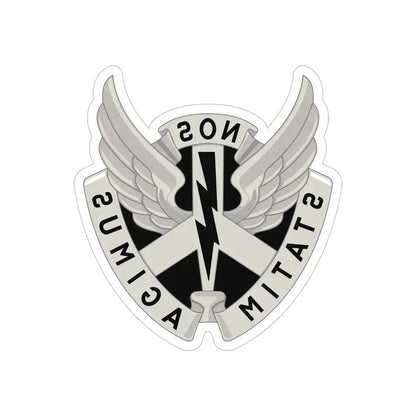268 Aviation Battalion (U.S. Army) REVERSE PRINT Transparent Die-Cut STICKER - The Sticker Space