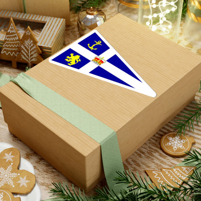 Burgee of royal northern  clyde yc (Scotland) STICKER Vinyl Kiss-Cut Decal