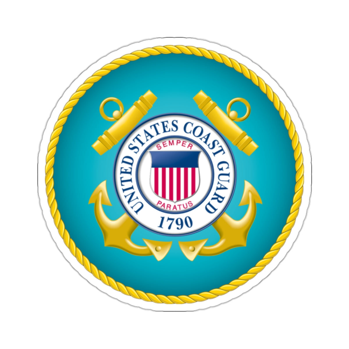 Seal of the United States Coast Guard - STICKER Vinyl Kiss-Cut Decal