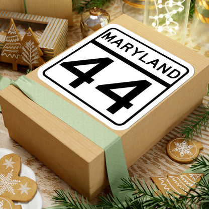 MD Route 44 (Maryland) (Road Sign) STICKER Vinyl Kiss-Cut Decal
