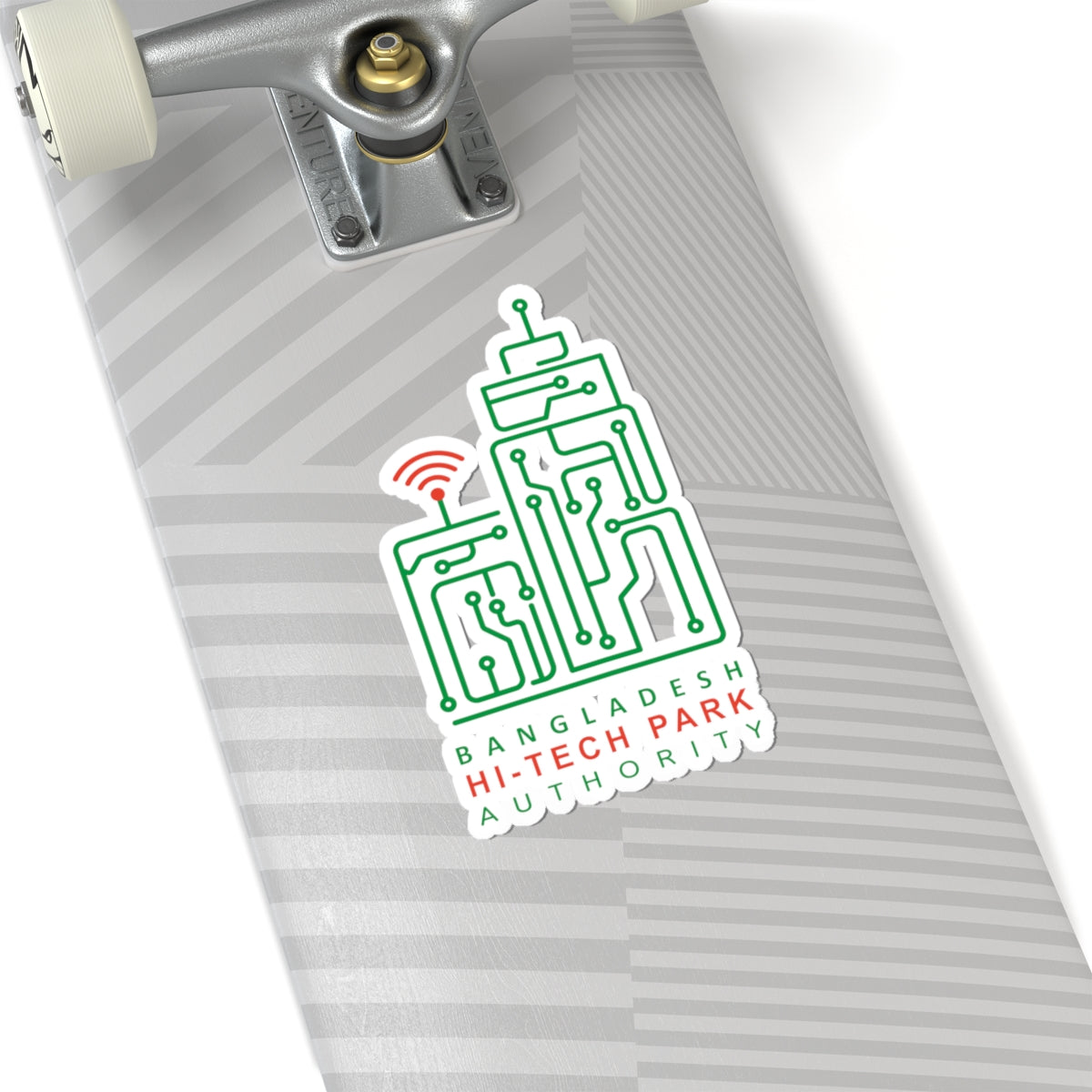 Bangladesh Hi-Tech Park Authority Emblem (Bangladesh) (Coat of Arms) STICKER Vinyl Kiss-Cut Decal