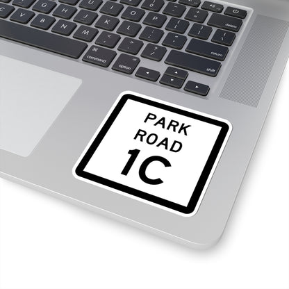 Texas Park Road 1C (Texas) (Road Sign) STICKER Vinyl Kiss-Cut Decal