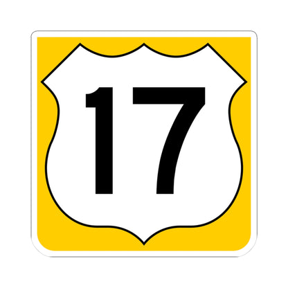 US 17 FL reversed (Florida) (Road Sign) STICKER Vinyl Kiss-Cut Decal