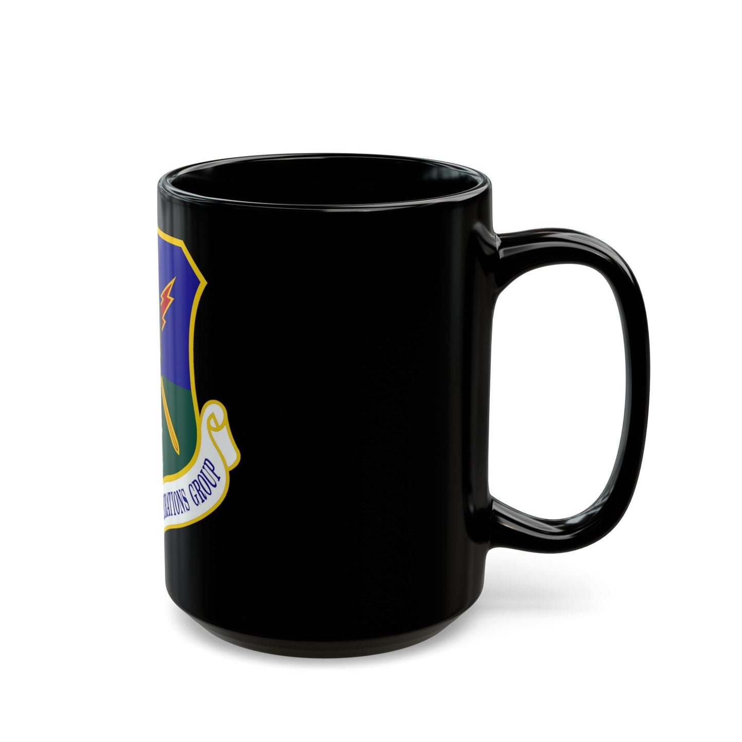 26th Cyberspace Operations Group (U.S. Air Force) Black Coffee Mug-The Sticker Space