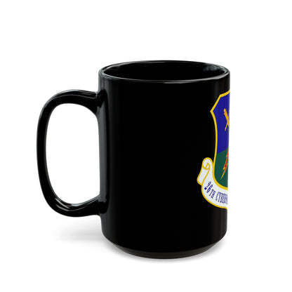 26th Cyberspace Operations Group (U.S. Air Force) Black Coffee Mug-The Sticker Space