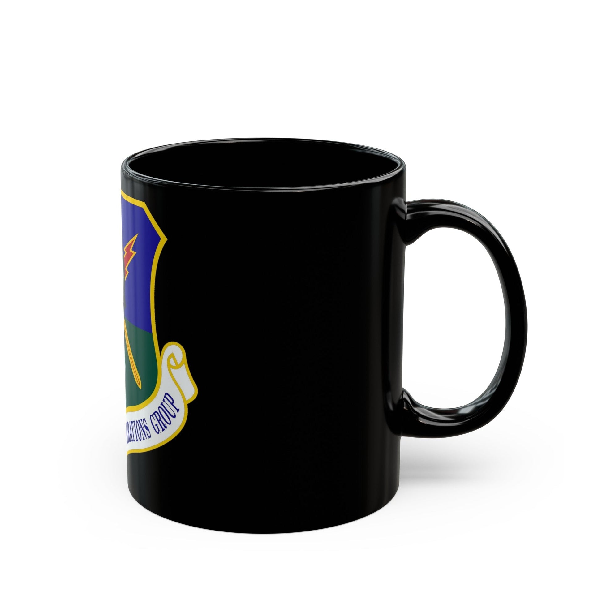 26th Cyberspace Operations Group (U.S. Air Force) Black Coffee Mug-The Sticker Space