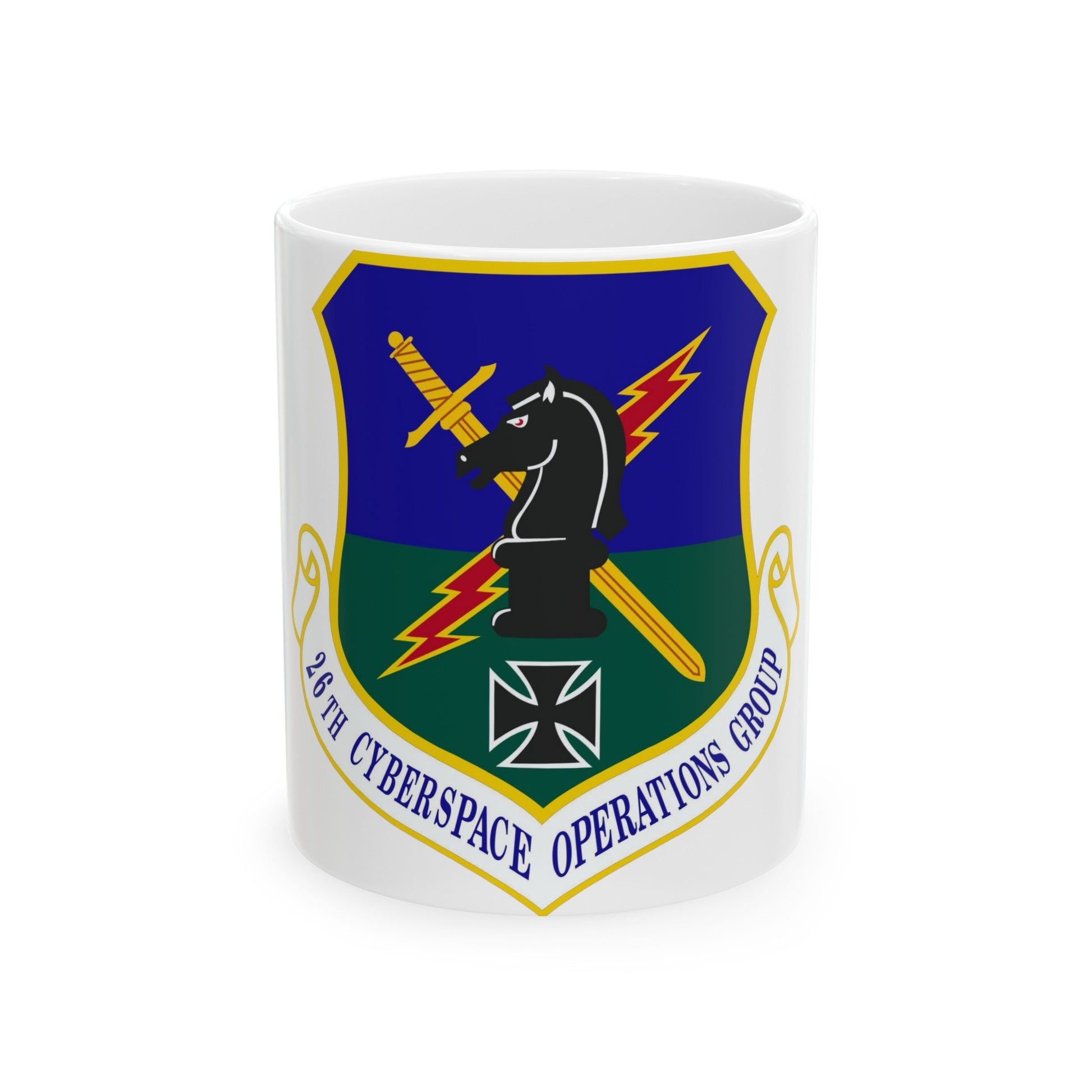 26th Cyberspace Operations Group (U.S. Air Force) White Coffee Mug-11oz-The Sticker Space