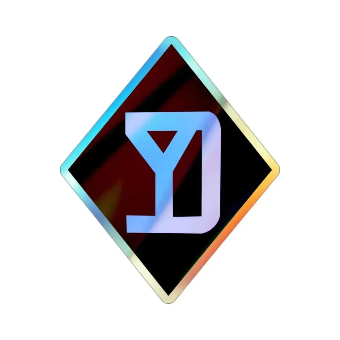 26th Infantry Division (U.S. Army) Holographic STICKER Die-Cut Vinyl Decal 2 Inch Holographic - The Sticker Space