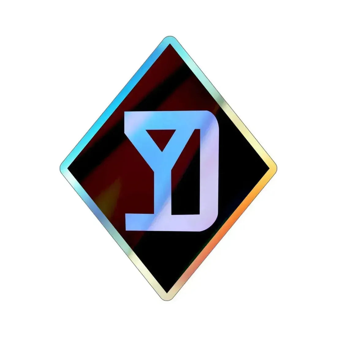 26th Infantry Division (U.S. Army) Holographic STICKER Die-Cut Vinyl Decal 5 Inch Holographic - The Sticker Space