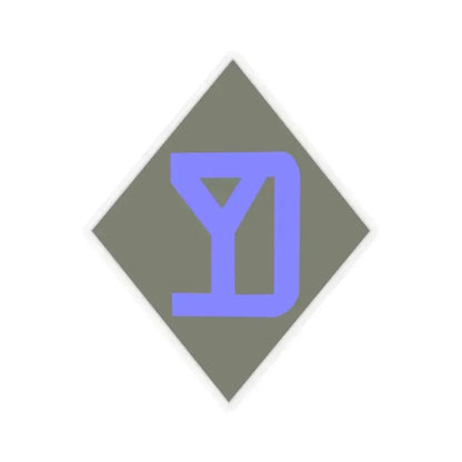 26th Infantry Division (U.S. Army) STICKER Vinyl Kiss-Cut Decal 2 Inch Transparent - The Sticker Space