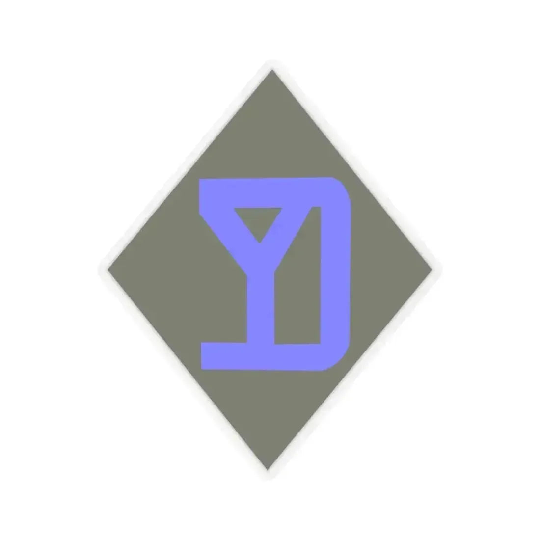 26th Infantry Division (U.S. Army) STICKER Vinyl Kiss-Cut Decal 3 Inch Transparent - The Sticker Space