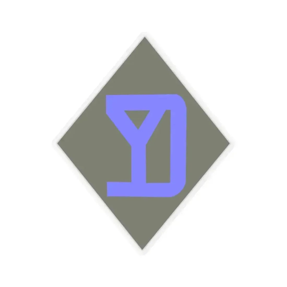 26th Infantry Division (U.S. Army) STICKER Vinyl Kiss-Cut Decal 6 Inch Transparent - The Sticker Space