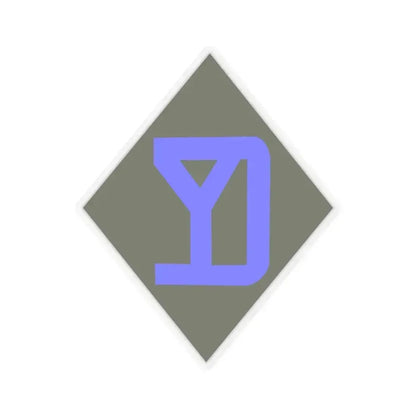 26th Infantry Division (U.S. Army) STICKER Vinyl Kiss-Cut Decal 6 Inch Transparent - The Sticker Space