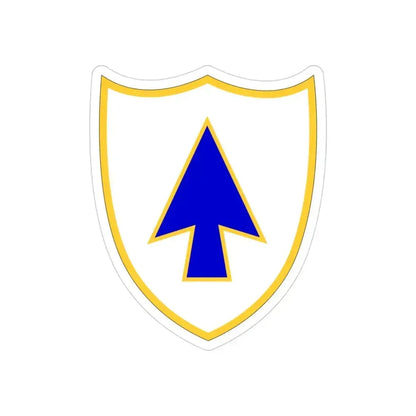26th Infantry Regiment (U.S. Army) REVERSE PRINT Transparent Die-Cut STICKER 3 Inch Die-Cut Transparent - The Sticker Space