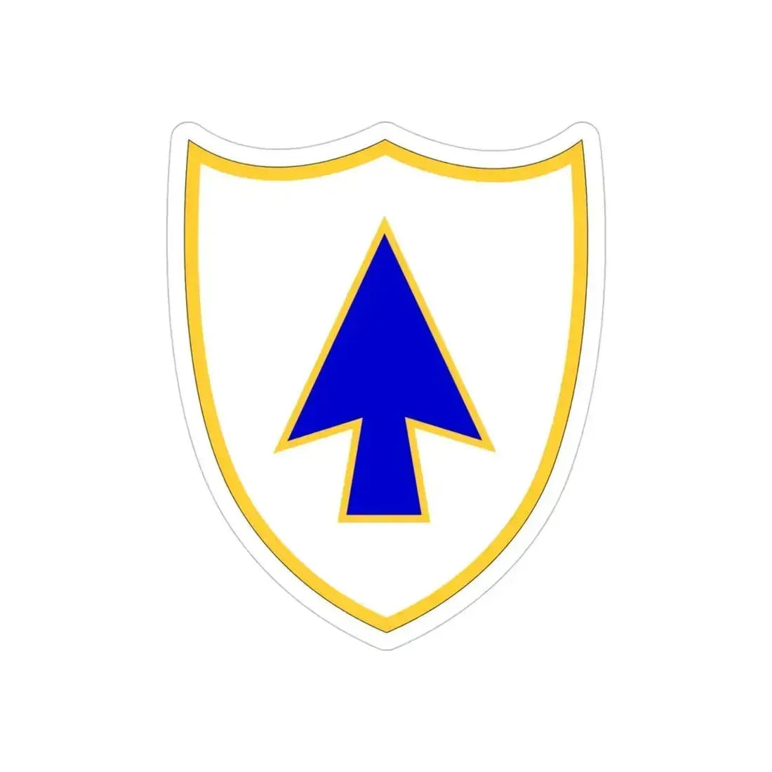 26th Infantry Regiment (U.S. Army) REVERSE PRINT Transparent Die-Cut STICKER 4 Inch Die-Cut Transparent - The Sticker Space