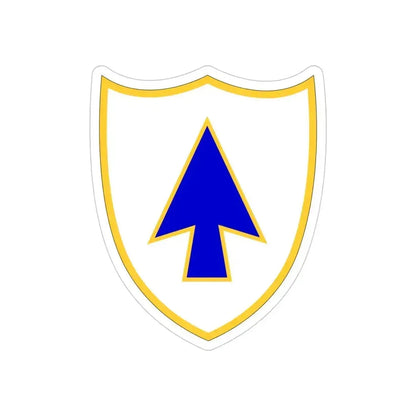 26th Infantry Regiment (U.S. Army) REVERSE PRINT Transparent Die-Cut STICKER 4 Inch Die-Cut Transparent - The Sticker Space