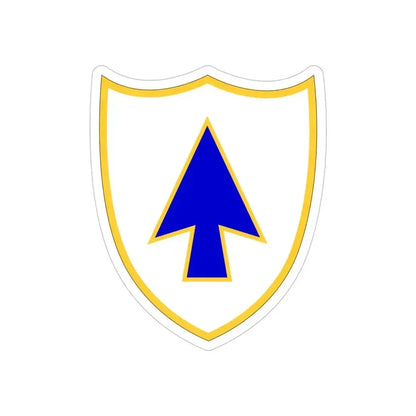 26th Infantry Regiment (U.S. Army) REVERSE PRINT Transparent Die-Cut STICKER 5 Inch Die-Cut Transparent - The Sticker Space