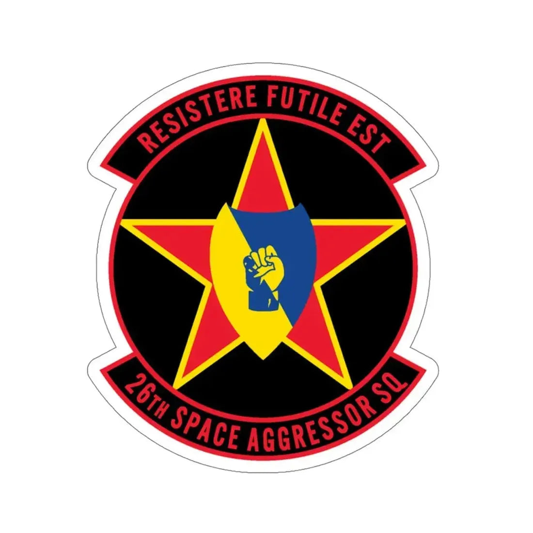 26th Space Aggressor Sq v2 (U.S. Air Force) STICKER Vinyl Die-Cut Decal 5 Inch - The Sticker Space