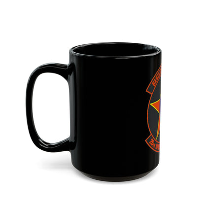 26th Space Aggressor Squadron (U.S. Air Force) Black Coffee Mug-The Sticker Space