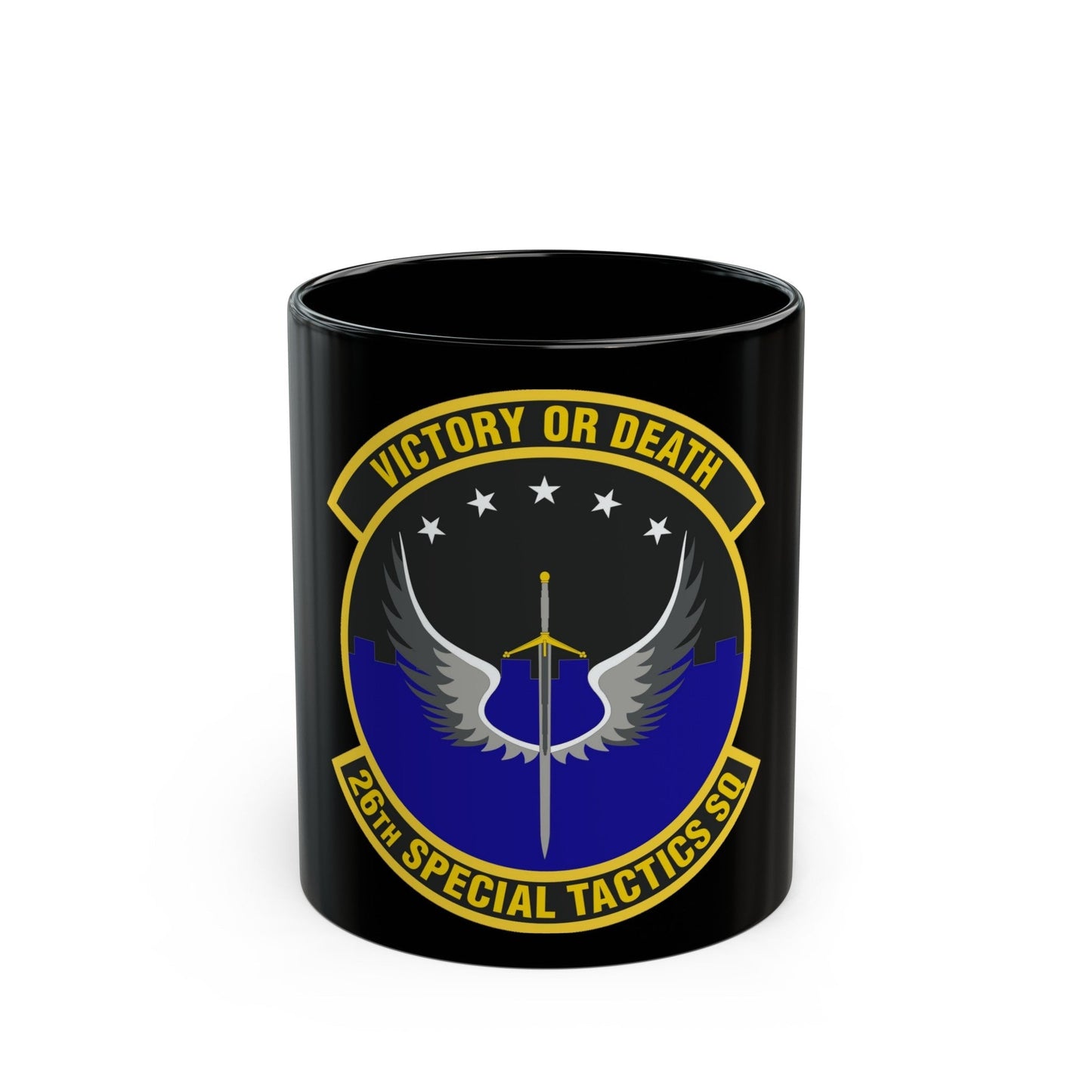 26th Special Tactics Squadron (U.S. Air Force) Black Coffee Mug-11oz-The Sticker Space