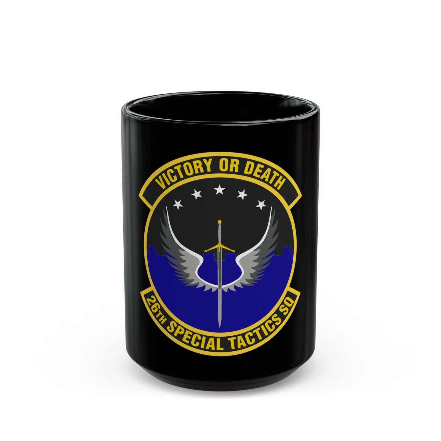 26th Special Tactics Squadron (U.S. Air Force) Black Coffee Mug-15oz-The Sticker Space