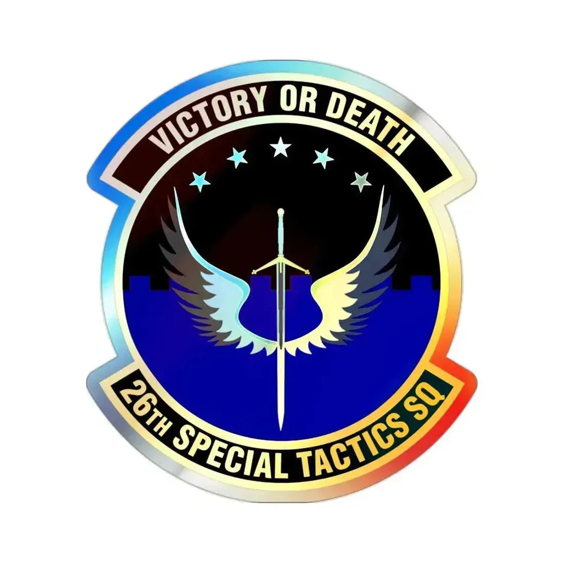 26th Special Tactics Squadron (U.S. Air Force) Holographic STICKER Die-Cut Vinyl Decal 2 Inch Holographic - The Sticker Space