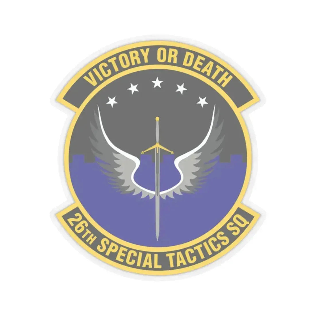 26th Special Tactics Squadron (U.S. Air Force) STICKER Vinyl Kiss-Cut Decal 2 Inch Transparent - The Sticker Space