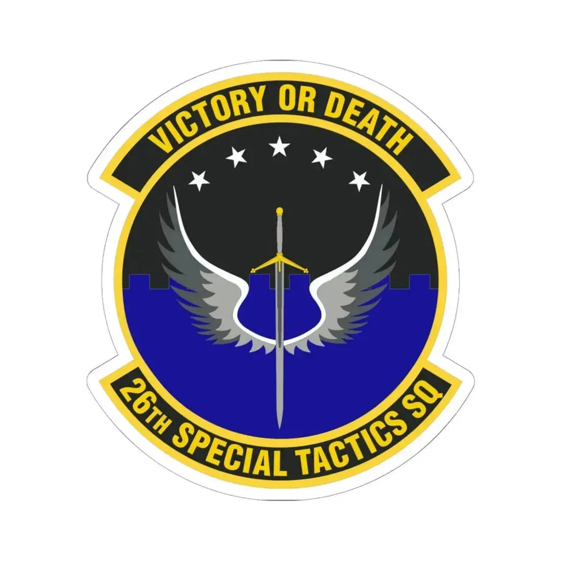26th Special Tactics Squadron (U.S. Air Force) STICKER Vinyl Kiss-Cut Decal 6 Inch White - The Sticker Space