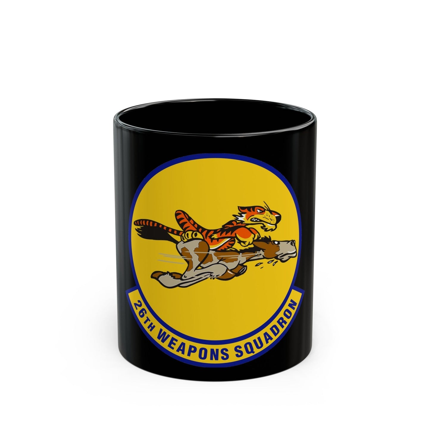 26th Weapons Squadron (U.S. Air Force) Black Coffee Mug-11oz-The Sticker Space