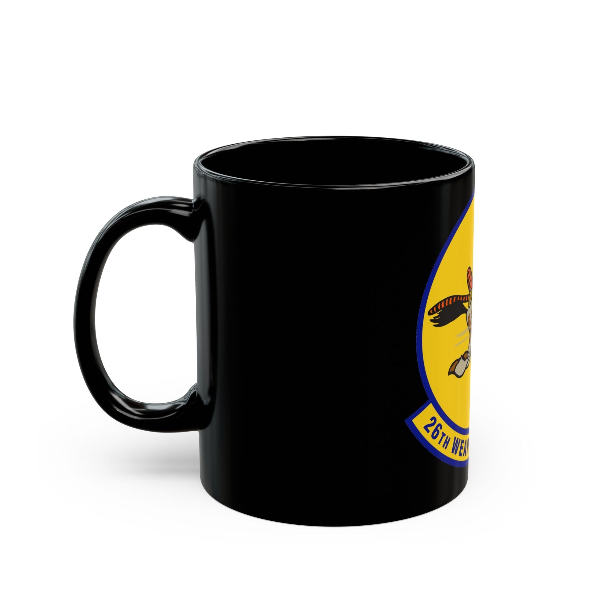 26th Weapons Squadron (U.S. Air Force) Black Coffee Mug-The Sticker Space