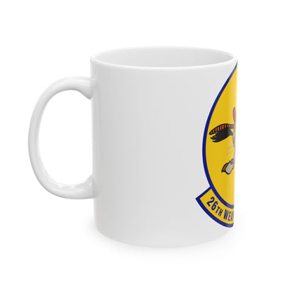 26th Weapons Squadron (U.S. Air Force) White Coffee Mug-The Sticker Space